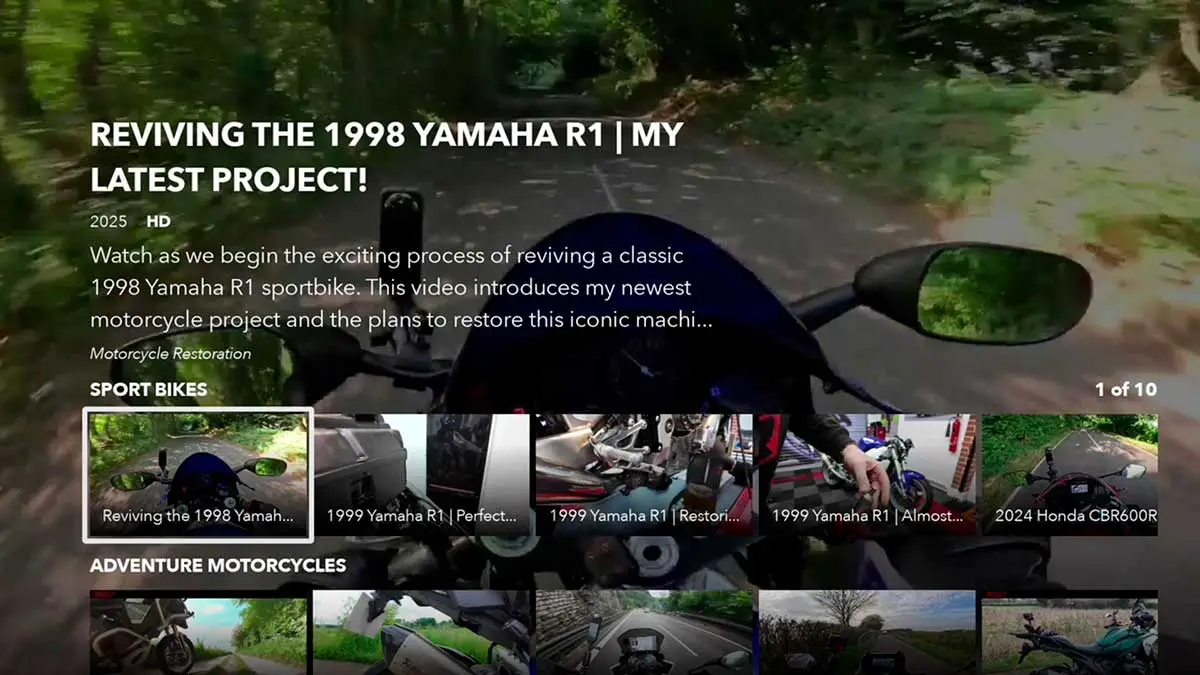 Real channel interface published on Roku, Amazon Fire TV and Android TV — Hosttec Solutions